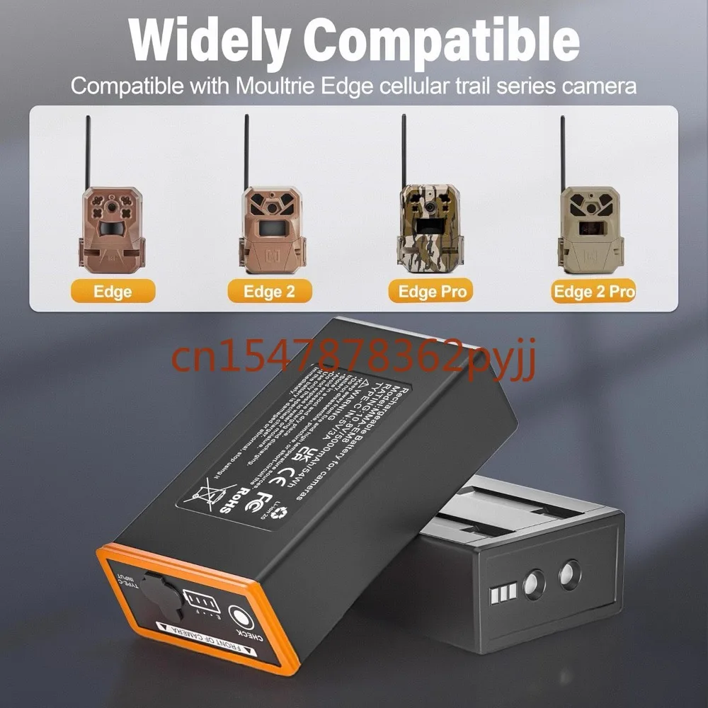 para bateria de câmera Moultrie Edge, Edge PRO, Edge 2, Edge 2 PRO