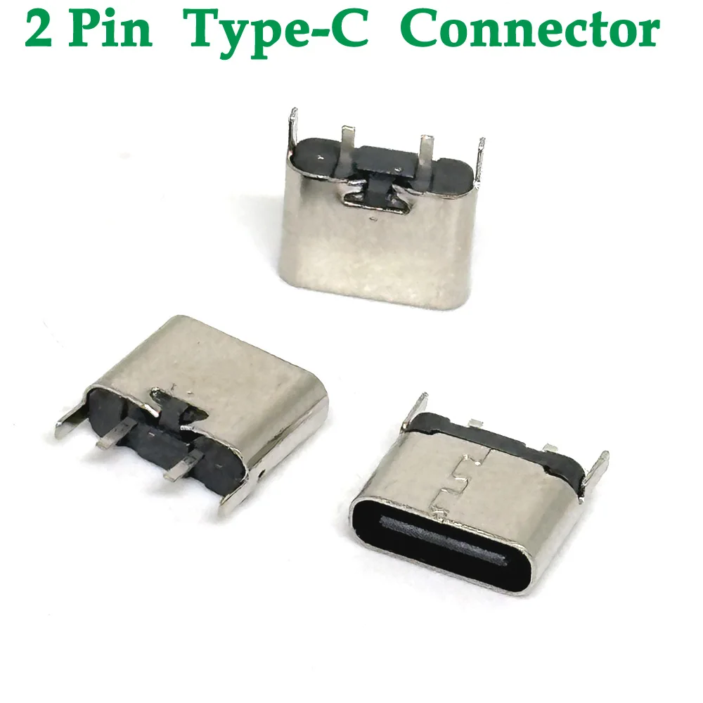 1-30pcs TYPE-C Micro USB SMT Connector Vertical plug-in board 2 Pin Jack Socket Female For MP3/4/5 Other Mobile Tabletels