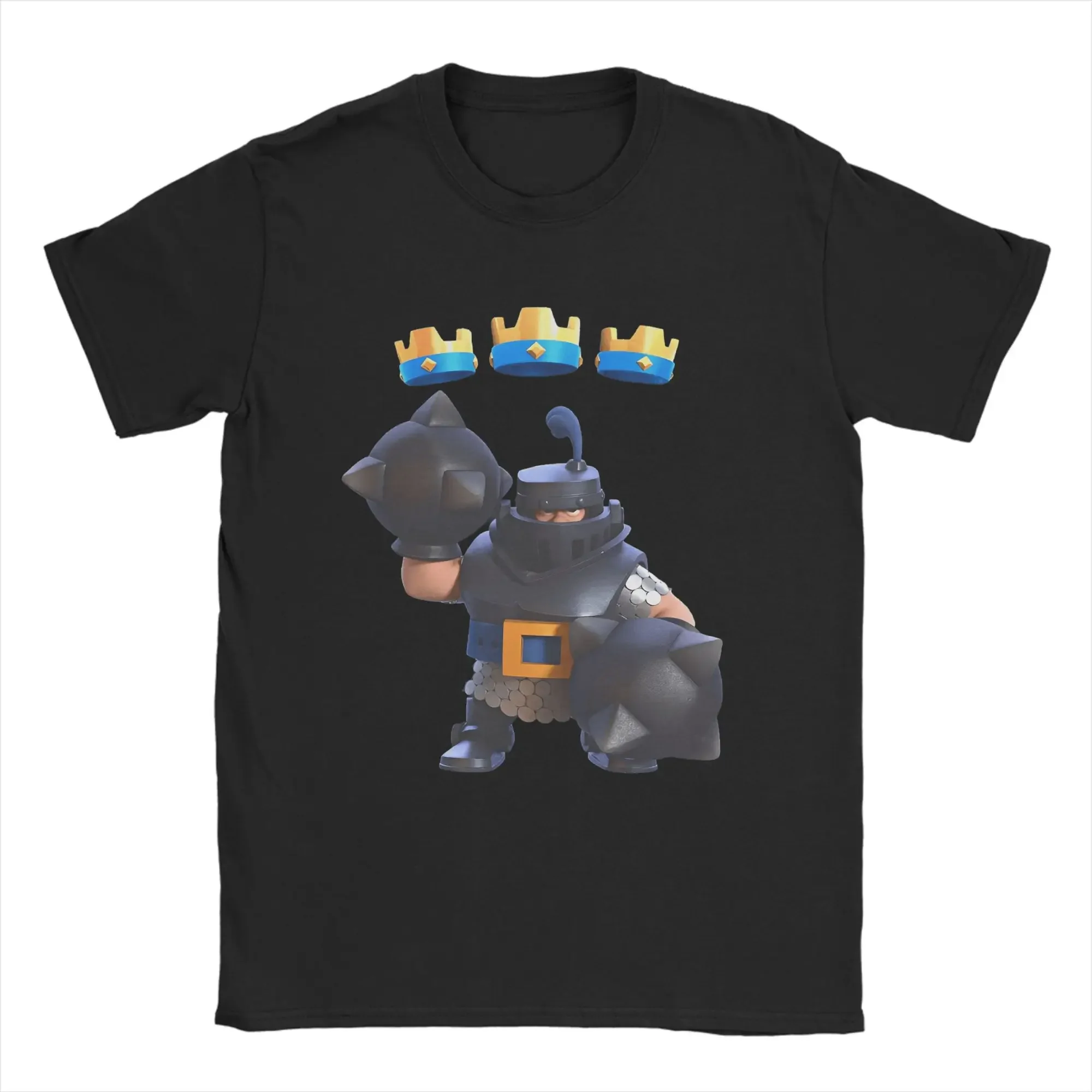 "R-Royales" Clash of Clans P.E.K.K.A موضوع تي شيرت للرجال الصيف Harajuku عادية كم قصير مضحك القطن الجرافيك القمم #4