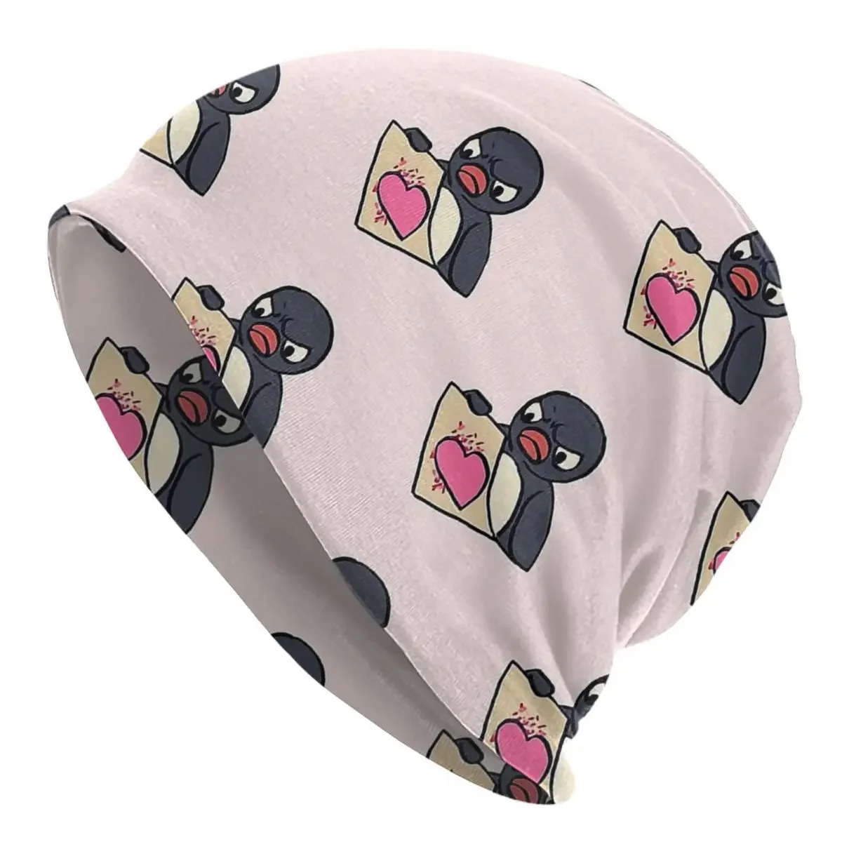 I Draw Angry Penguin Unisex Pullover cap Angery Pingu Beanies hat for men and women outdoor hat