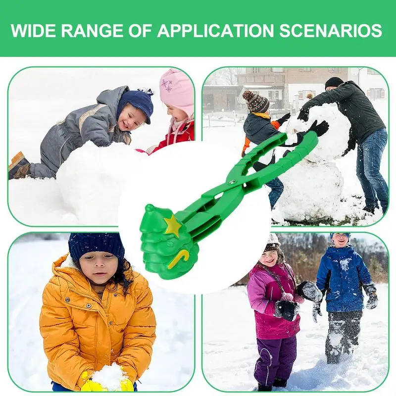 Outdoor Schnee Ball Spielzeug Weihnachten Baum Schnee Ball Maker Clips Winter Schnee Kampf Spiele Strand Sand Formen Für Kinder Spiele Im Freien