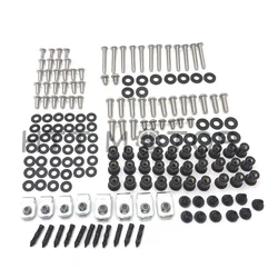 169 Pieces Complete Fairing Bolts For Kawasaki Ninja ZX6R ZX-6R 2007-2008 Body Screws Kit Motorcycle Parts