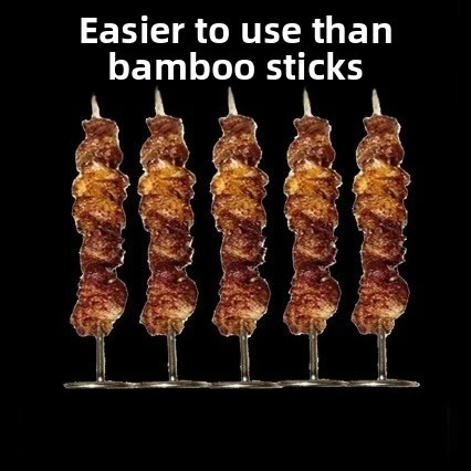 Friteuse à Air four brochettes verticales signe gril accessoires généraux aiguilles de cuisson spéciales en acier inoxydable 48, 96 pièces