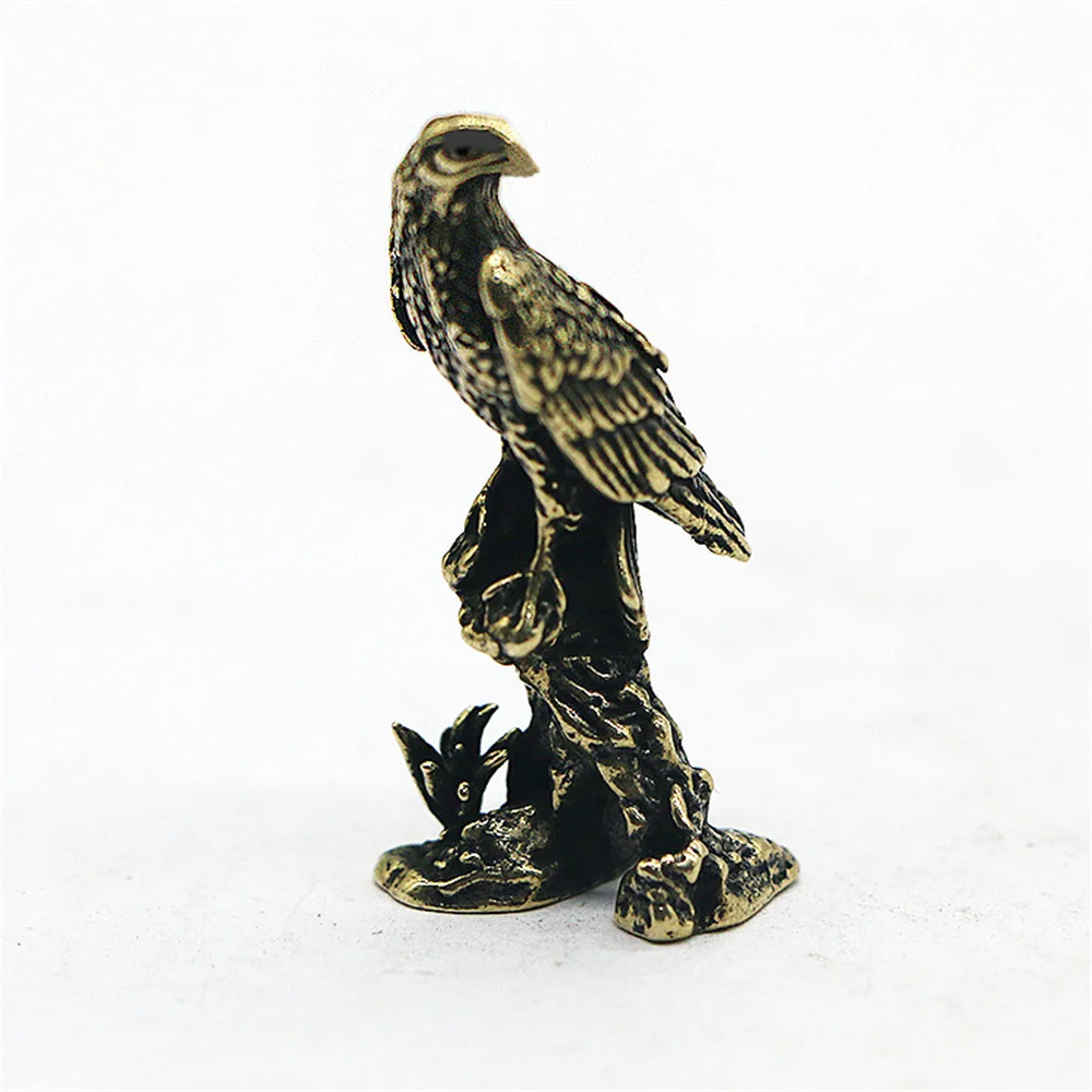 Bronze Bird Statue Handicraft Decoration Vintage Excellent Texture Sophisticated And Timeless Home Decorations Car Ornaments