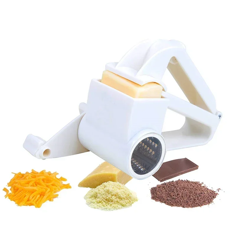 

Hand Rotary Planer, Cheese/Butter/Fruit And Vegetable Planer, Multi-Purpose Silk/Cube/Slice Planer Hand-Held Grater