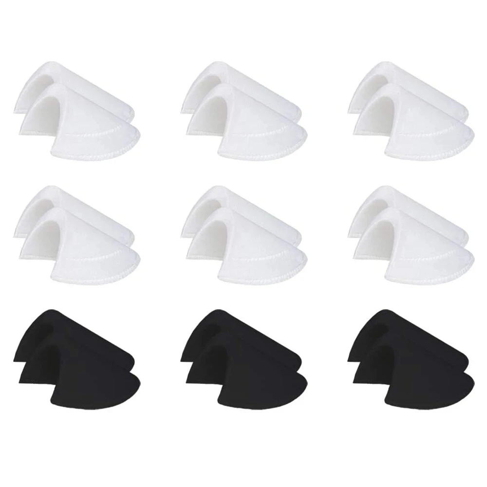 6/9/12Pairs 1/2'' Sewing Shoulder Pads Women Men Shoulder Pads Foam Pads For Knitwear Blazer Coat T-Shirt Clothing Garment image 3
