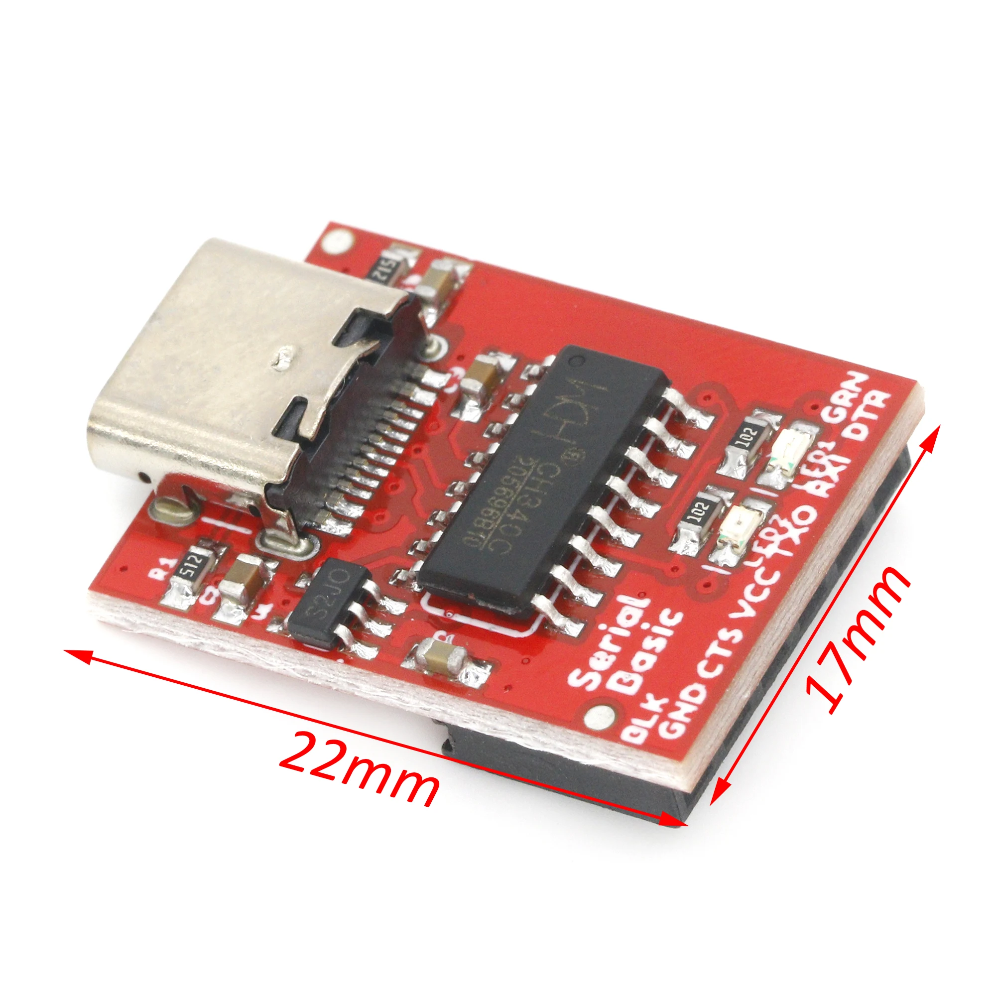 Type C to TTL Serial Port CH340C Module CH340 USB Bus Conversion Chip ISP Communicate Connector for STM32 Serial Port Download