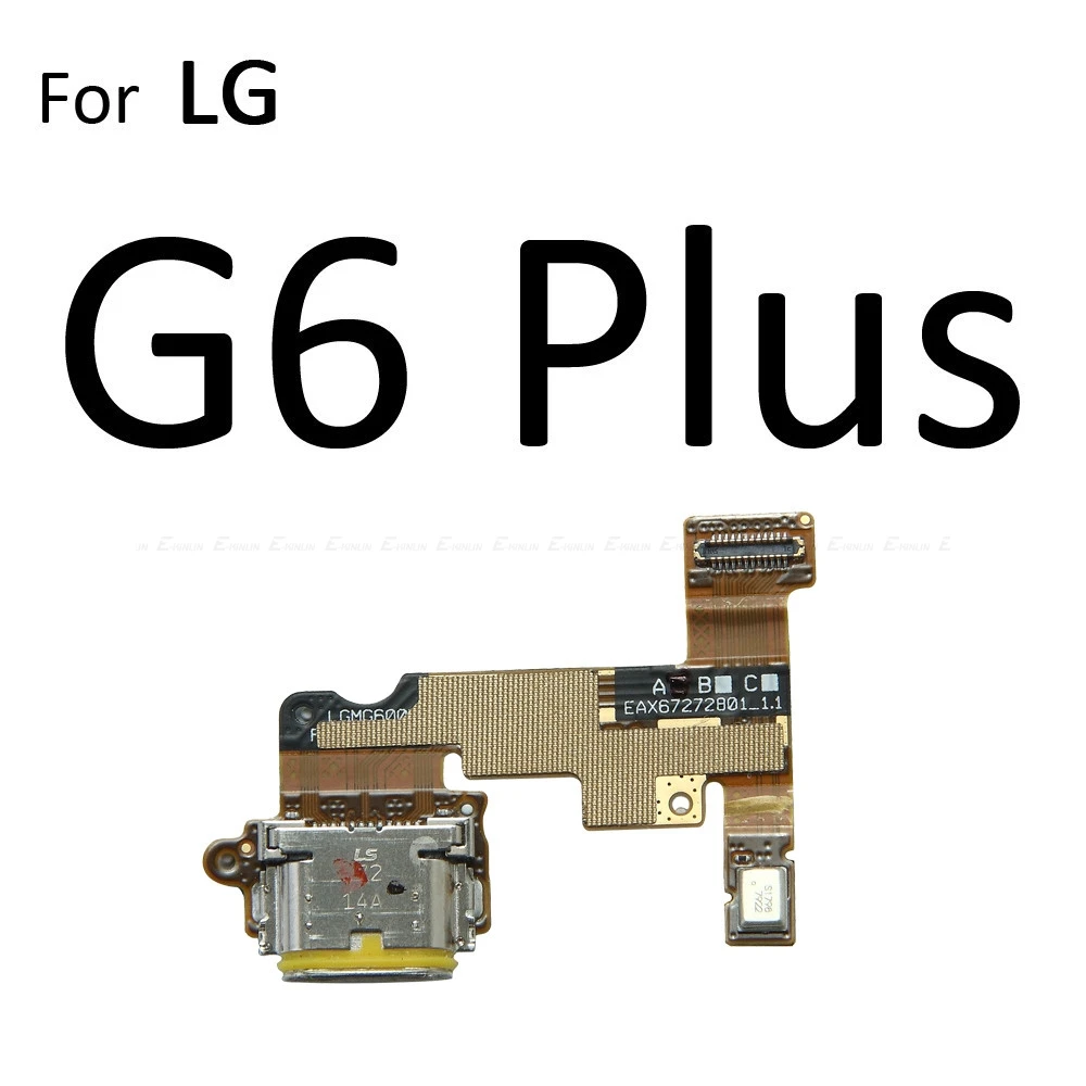 Charger USB Dock Charging Dock Port Board With Mic Microphone Flex Cable For LG G5 G6 Plus G7 G8 G8X ThinQ