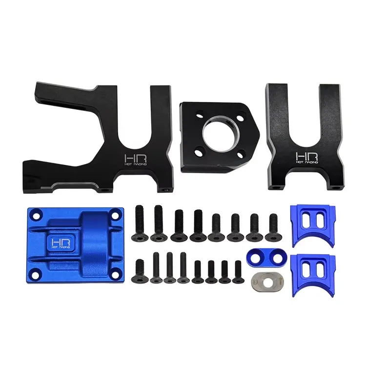 

Алюминиевое крепление двигателя с замком раздвижной рейки Hot Racing для саньев Traxxas 1/8