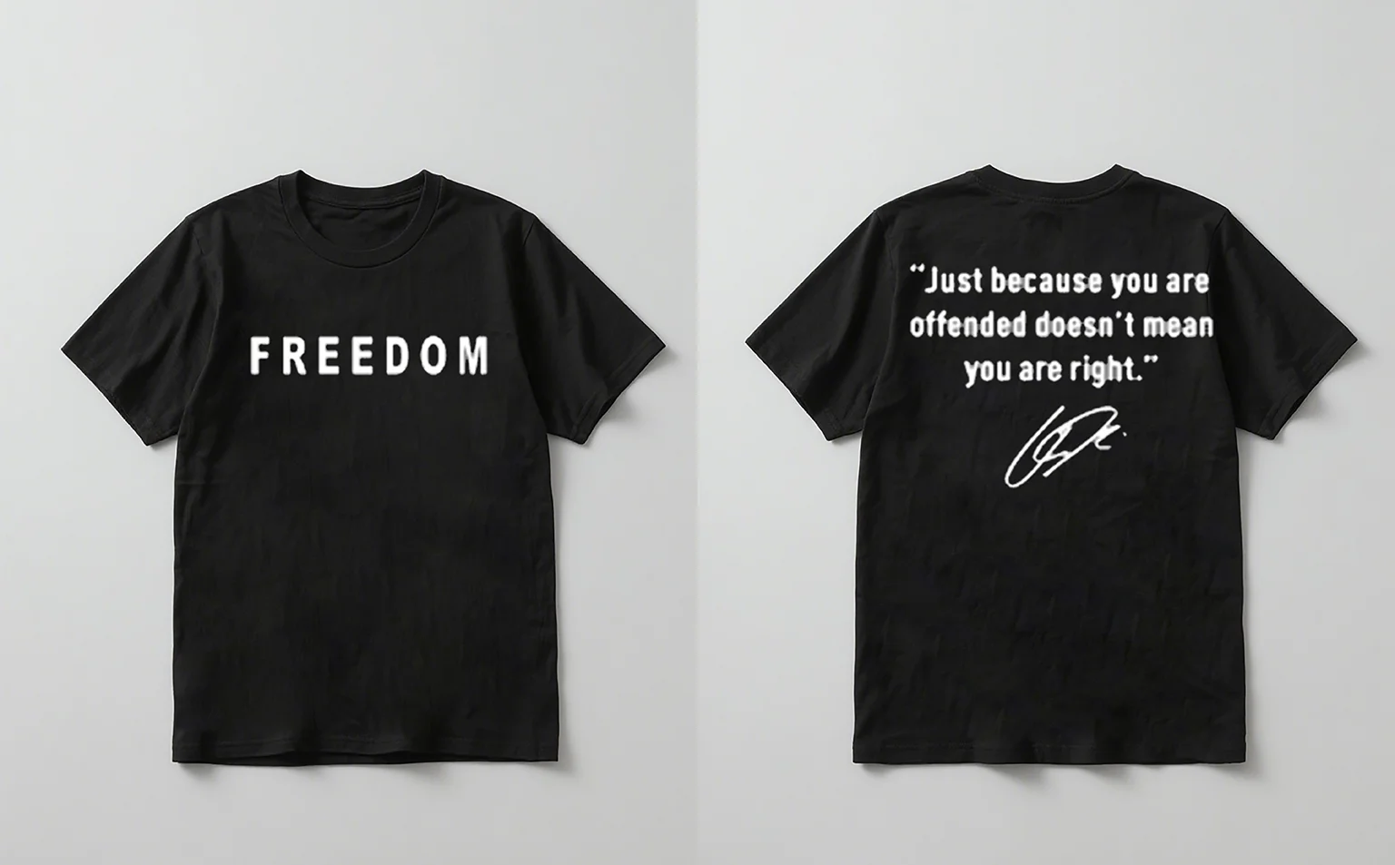 

Новая модная футболка с принтом FREEDOM, хлопковая футболка с вдохновляющим цитатой и текстом сзади, унисекс, повседневная удобная уличная одежда