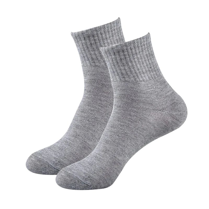 5pair Women and Man Socks Breathable Ankle Socks Solid Color Short Comfortable High Quality Cotton Low Cut Sock Black White Gray