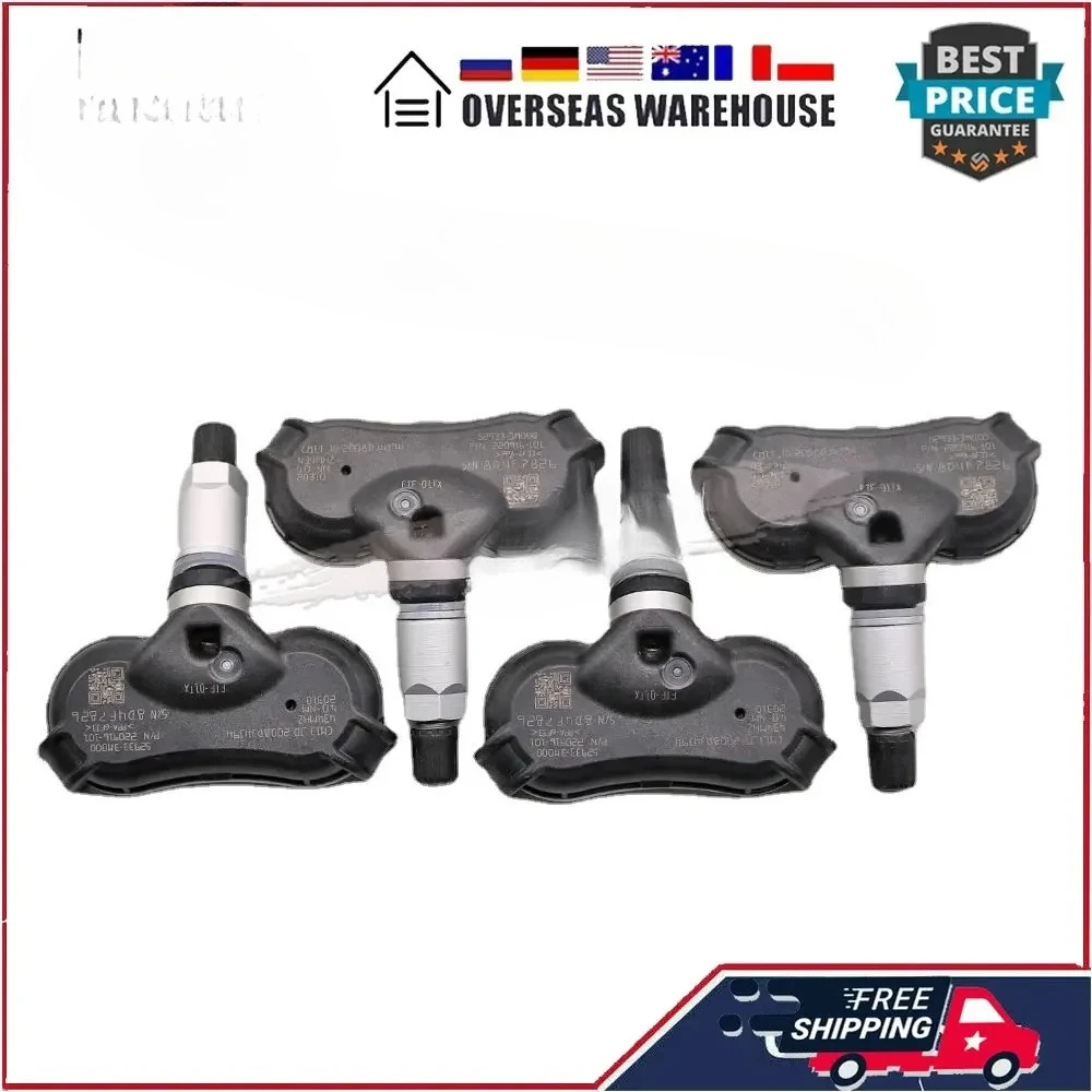 

4PCS TPMS For Hyundai Genesis Hyundai Ix35 Kia Sportage 434MHz TPMS SENSOR TIRE PRESSURE SENSOR 52933-3M000 529333M000