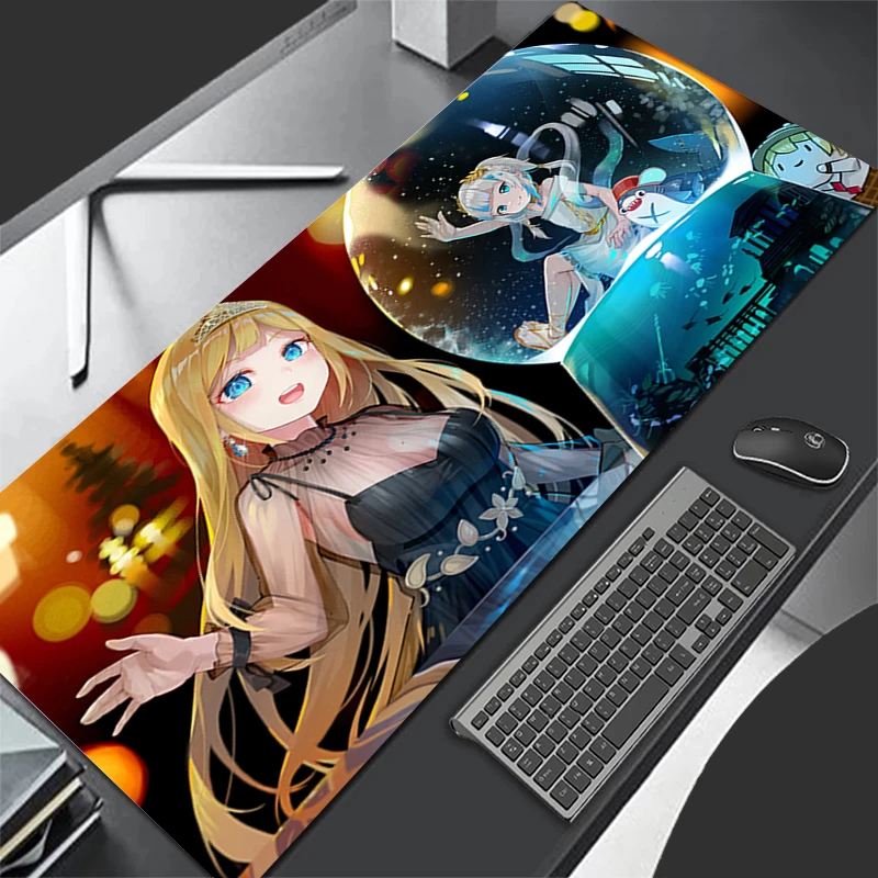 

Gaming Mouse Pad Multi Size Table Hololive Watson Amelia Keyboard Pad Mousepad Computer Play Mat Rubber Mausepad Desk Mat