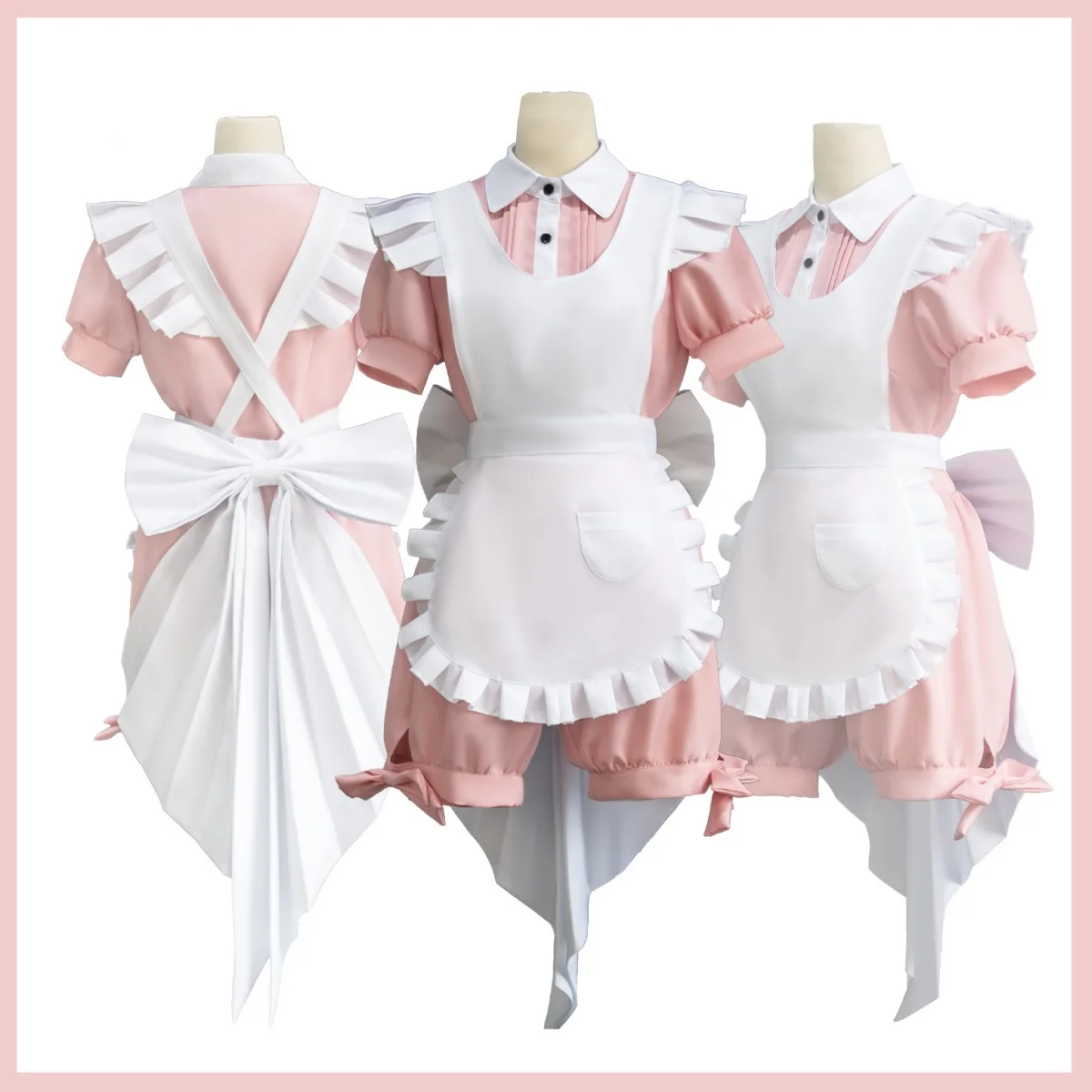 Vestido de sirvienta rosa, falda Lolita, peluca, hombre y mujer, bonito traje de fiesta de cumpleaños, Anime nuevo, Black Butler Ciel Phantomhive, disfraz de Cosplay 2026