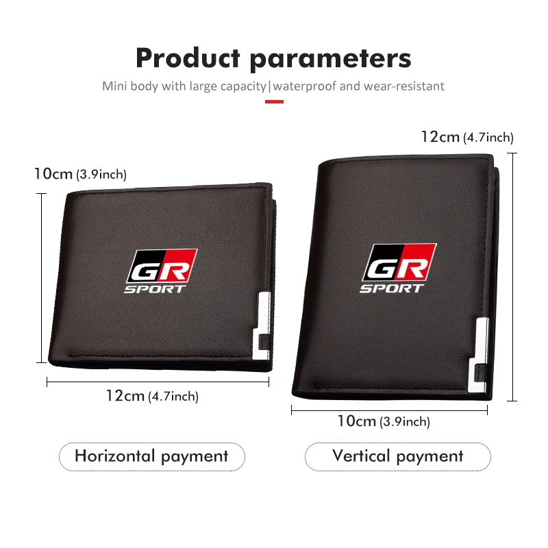 For Toyota Car Driving Documents Credit Card Holder Driver License Bag Storage Bag GR Sport Gazoo Racing Yaris 86 Corolla Hilux view 6