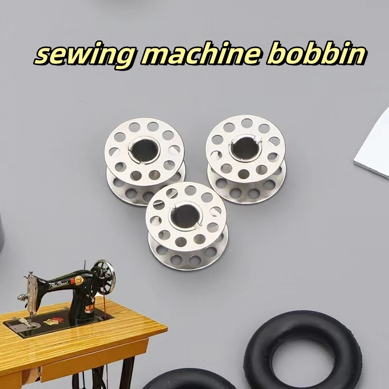 12/24PCS Stainless Steel Sewing Machine Bobbins - Durable Metal Construction for Brother Sewing Machine, Essential Sewing Craft