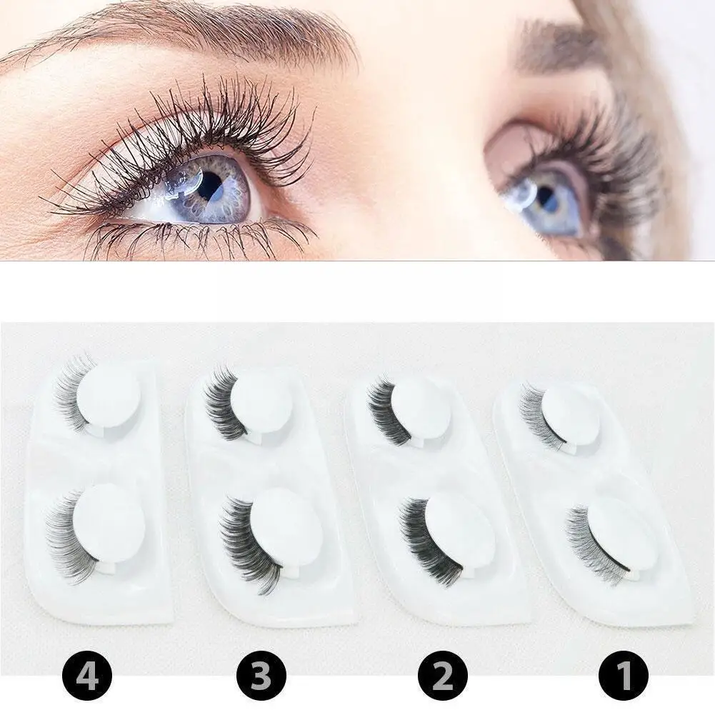 Self-Adhesive Eyelashes Natural Slender Full Roll Extension Waterproof Eyelashes Lash Accessories Tool Makeup Reusable Fals C6V4