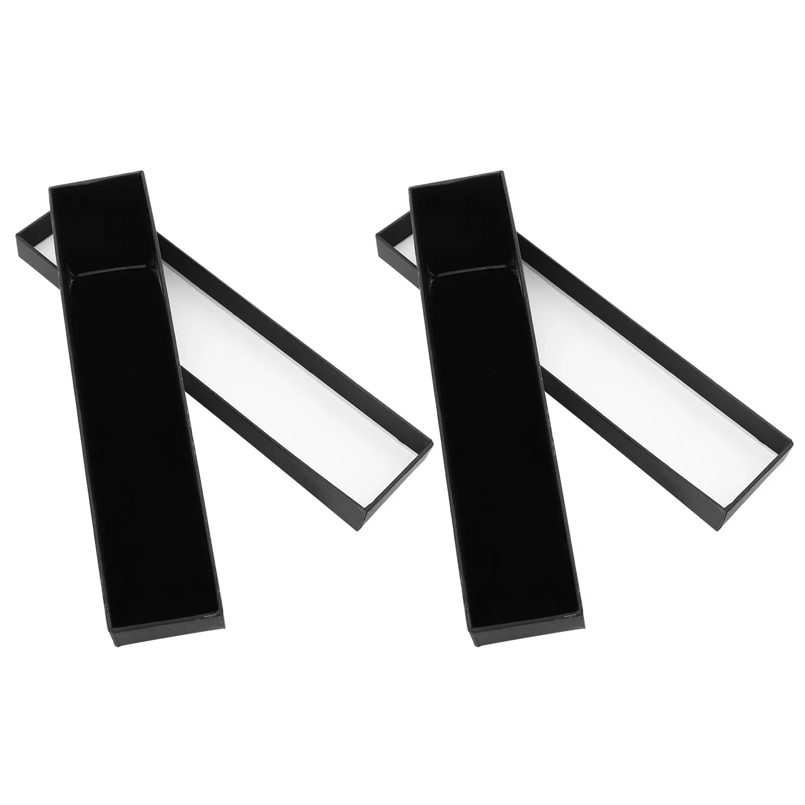 

2Pcs Gift Box for Jewelry Secure Sponge Insert Protection for Necklace Bracelet Jewelry Holder Perfect Present Packaging