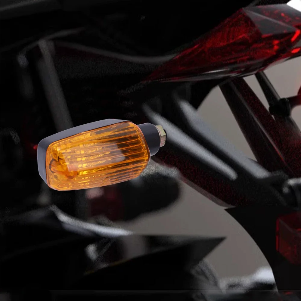 Turn Indicator Light Universal LED Day Running Brake Turn Light Lamp Flashers Amber Color Auto Lighting Motorcycle Accessories