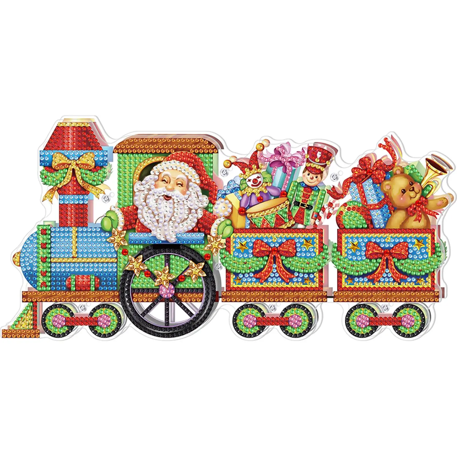 

Christmas LED Light Creative DIY Diamond Mosaic Night Lamp Lighting Craft Ornament for Home Christmas Party Decor