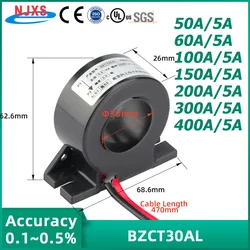 Standard Current Transformer Factory Mini AC CT 10A 20A 30A 50A 100A 150A 200A 300A 400A / 5A Precision Micro BZCT30AL NJXSE