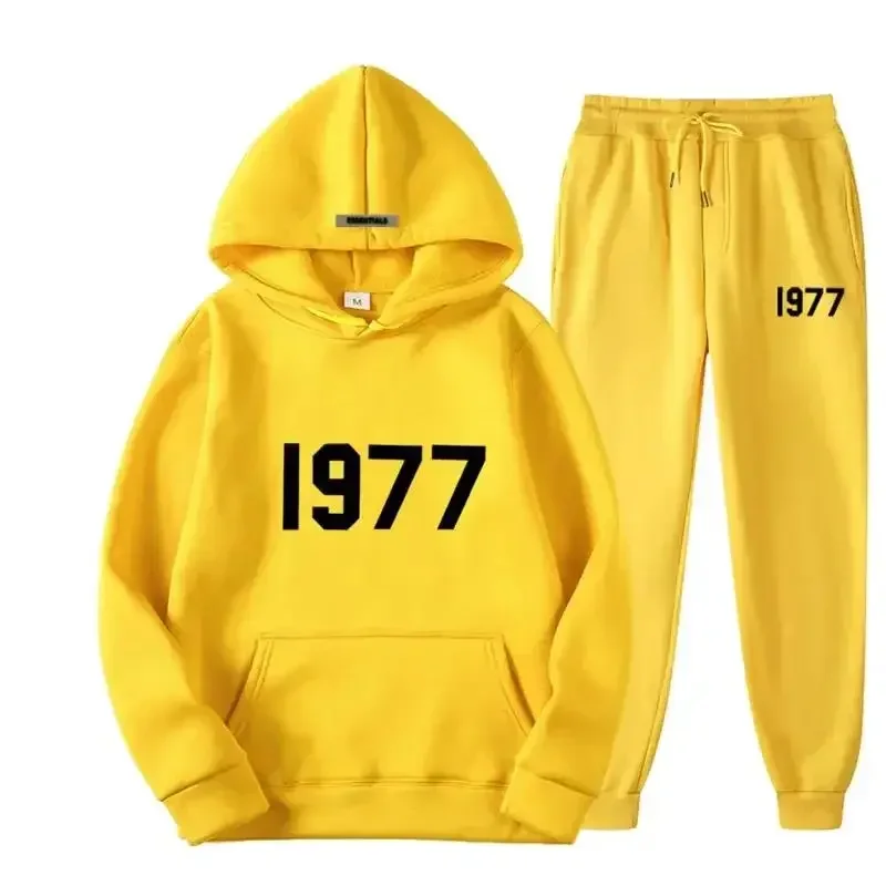 Men's Casual Sportswear Sets, Comfortable and Fashionable Jogging Suits, Sweatshirts and Sweatpants for Autumn and Winter