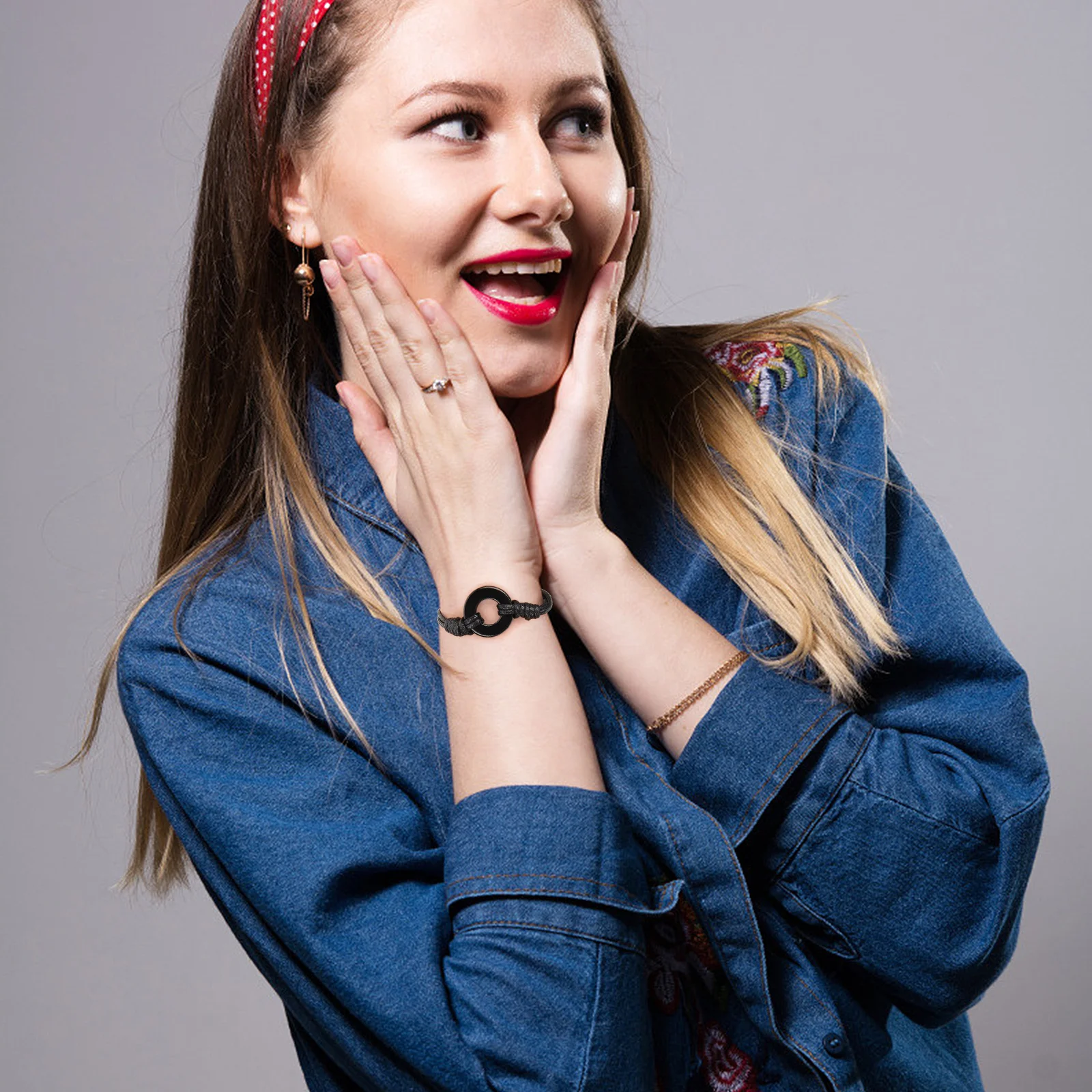 Bransoletka na popiół, trwała pleciona biżuteria kremacyjna, bransoletka pamiątkowa na pamiątki, bransoletka na łańcuszku, bransoletka na rękę.