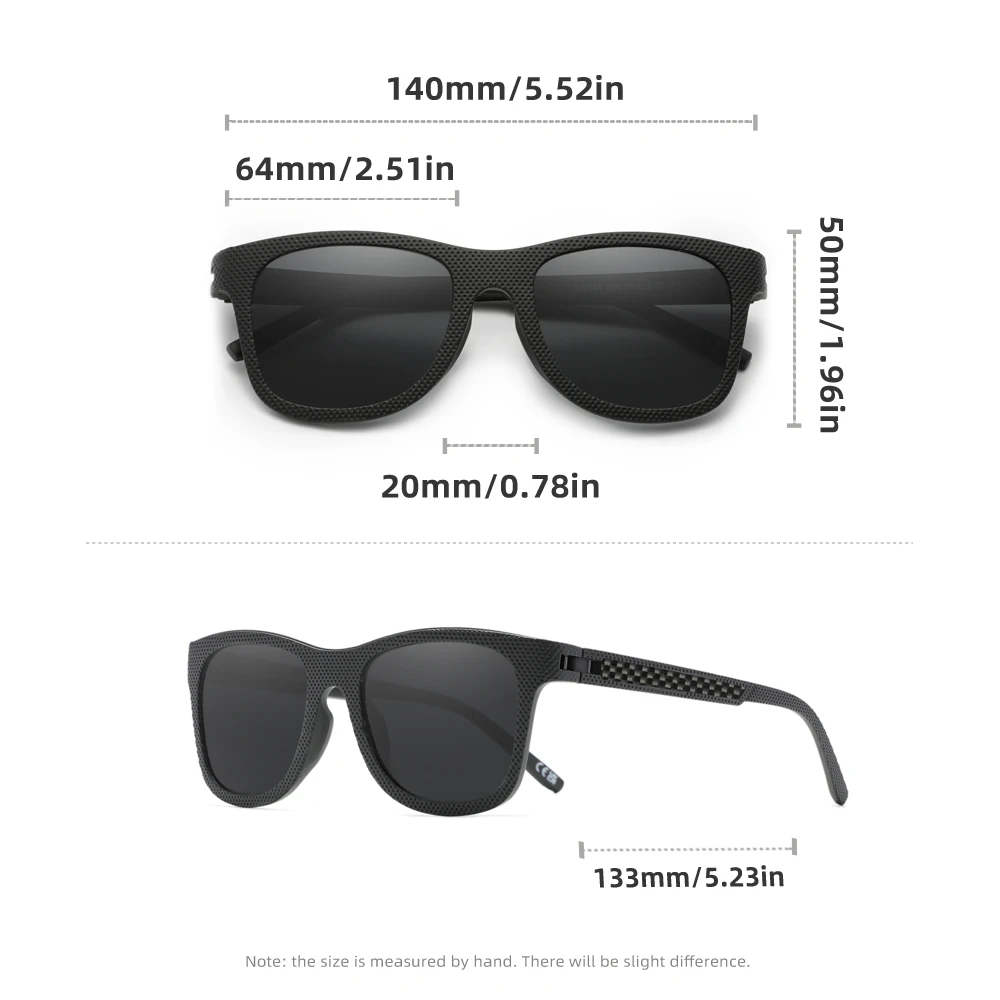 Carefully 2025 Polarized Sunglasses For Men Women Sun Glasses with UVA&B Protection Comfort Eyewear Accessory