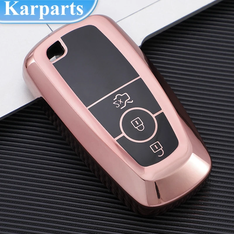 

Soft TPU Car Key Case Full Cover for Ford Fusion Mustang Explorer F150 F250 F350 EcoSport Edge S-MAX Ranger Lincoln Mondeo