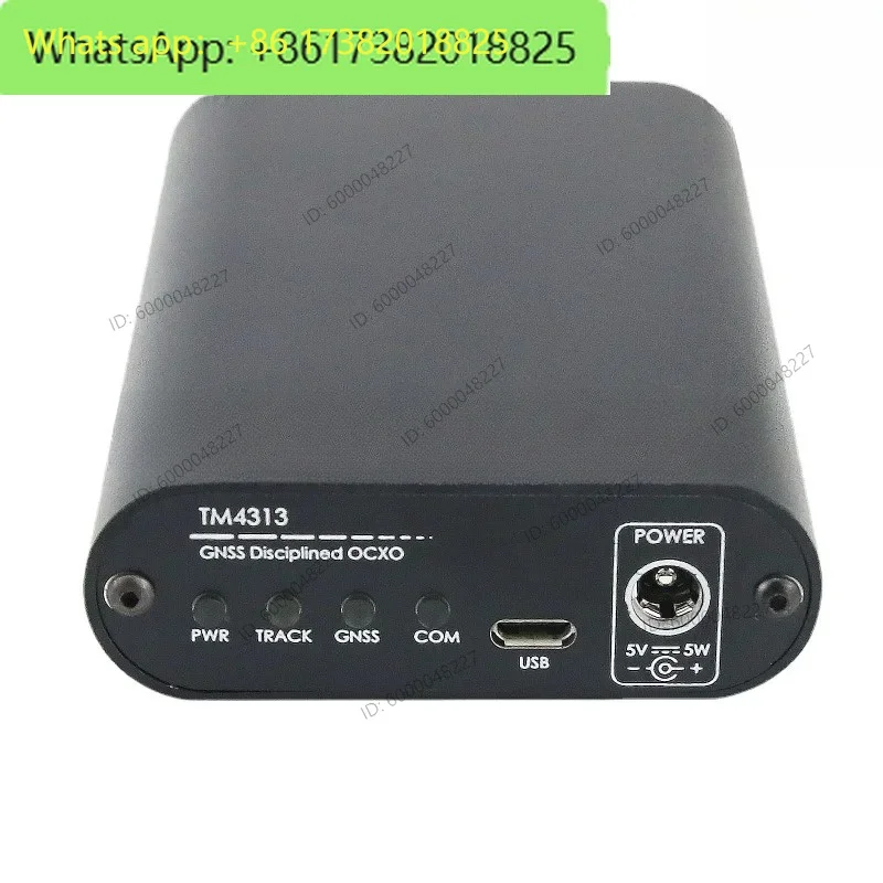 Disciplined Oscillator GNSS Disciplined 10Mhz OCXO Frequency Standard Sine Wave Input 50/60Hz 0.6A