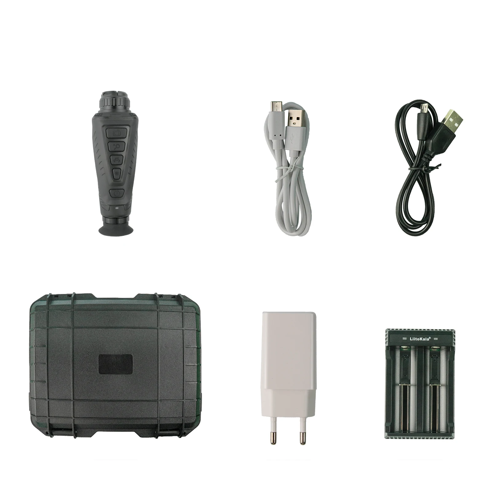 Draagbare Monoculaire Type Handheld Infrarood Thermische Beeldvorming Nachtzicht Sight Scope Outdoor Jacht En Security Detector Camera