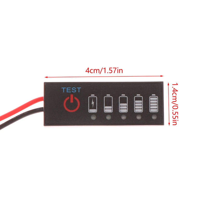 Wskaźnik poziomu baterii 18650 Tester pojemności litowej Miernik 2S-7S 7,4 V-29,4 V 15 mA Moduł wyświetlacza poziomu baterii litowej