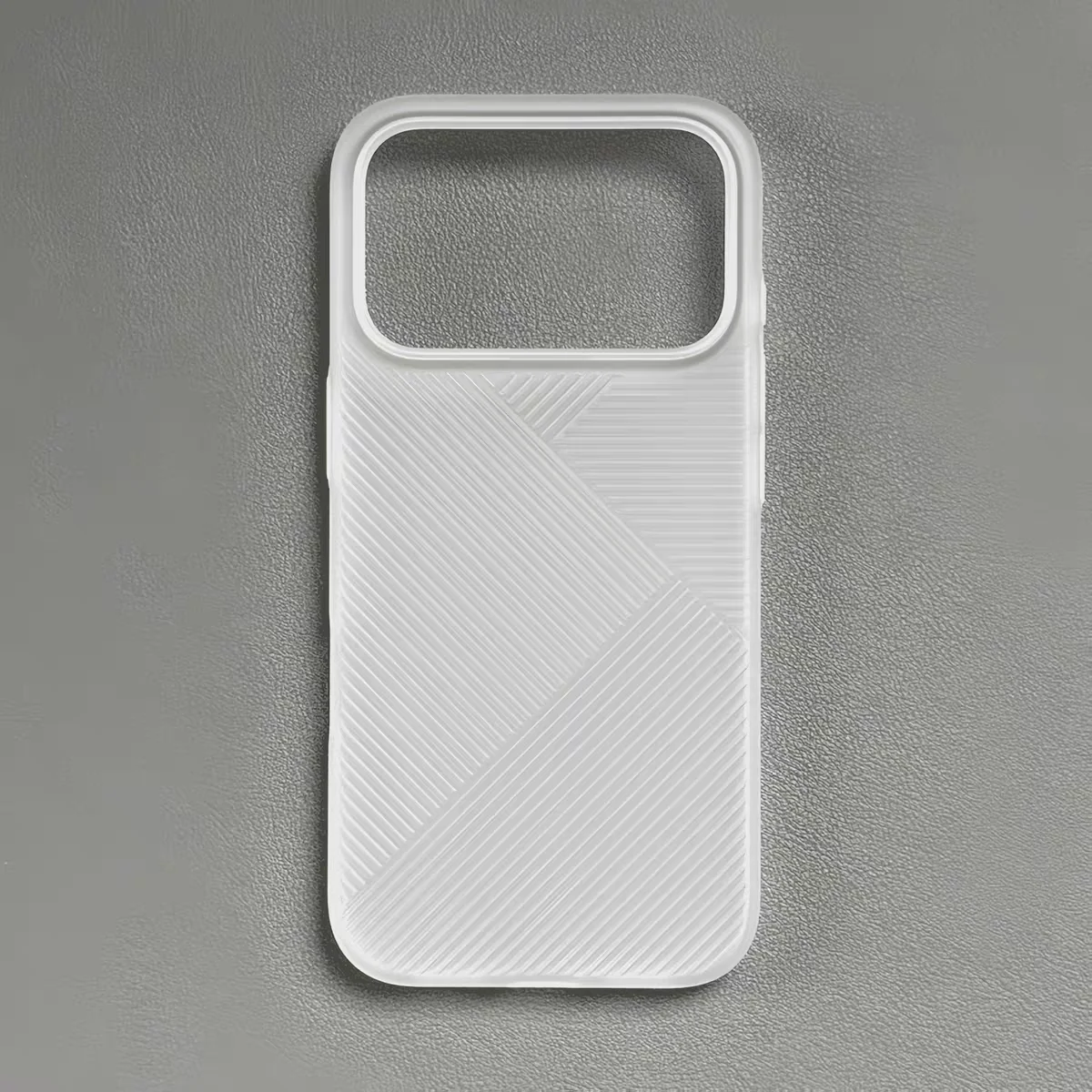 Luxuriöse matte, ultradünne Hülle mit geometrischer Textur für iPhone 17, 16, 15, 14 Pro Max, 17 Air – stoßfeste, durchscheinende Panzerhülle für Herren – Detail 18