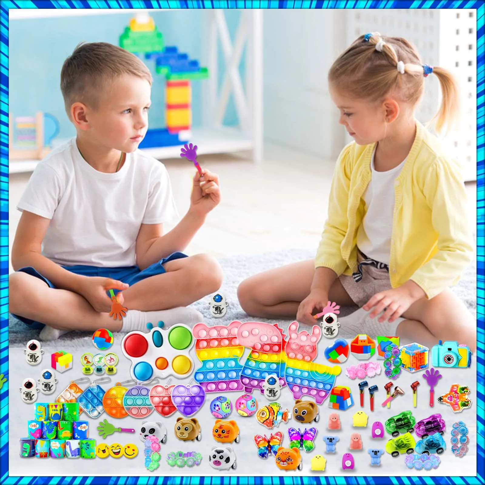 Fidgets Toys 324Pack for Kids And Adults - Party Favors Stress Relief Sensory Classroom Prizes Pinata Fillers Fun Gifts view 5