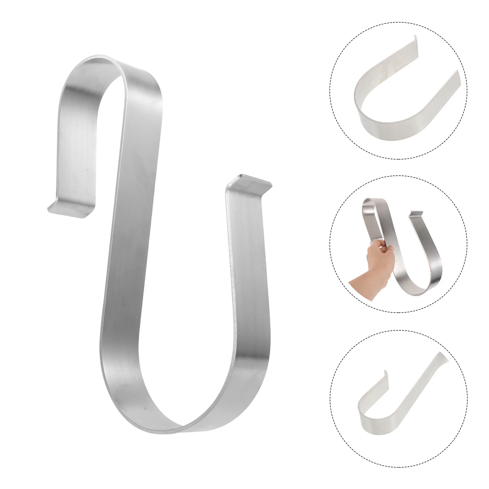 

Life Buoy Mounting Bracket S-Shaped Hook Holder For Marine Railings Anti-Sway Boat Safety Equipment Ship Accessories Inflatable