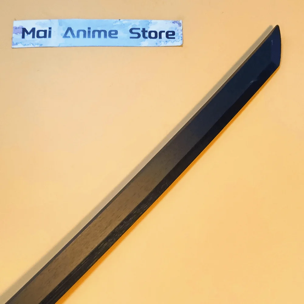 40 pollici Rukia Nero Katana Formato Giapponese Katana Ninja Lama di Coltello Candeggina Anime Spada Cosplay Prop Originale Samurai Sabre Giocattolo Regalo