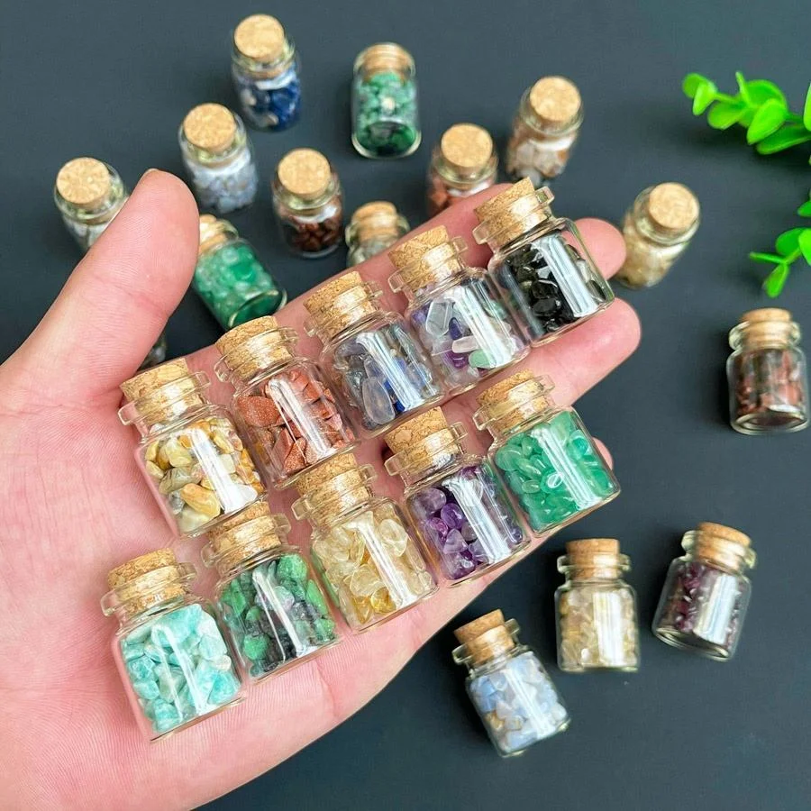 Conjunto de Garrafa dos Desejo - Healing Crystal Set avaliação e preço