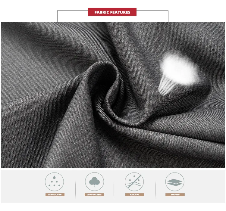 MIJKO กางเกงขาบานจีบสีดำเทา กางเกงลำลองผู้ชาย C901 #