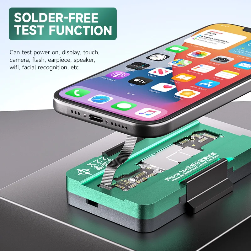 XZZ iSocket 16E Delamination Test Frame Motherboard Layered Test Racks Function Testing for iPhone 16E