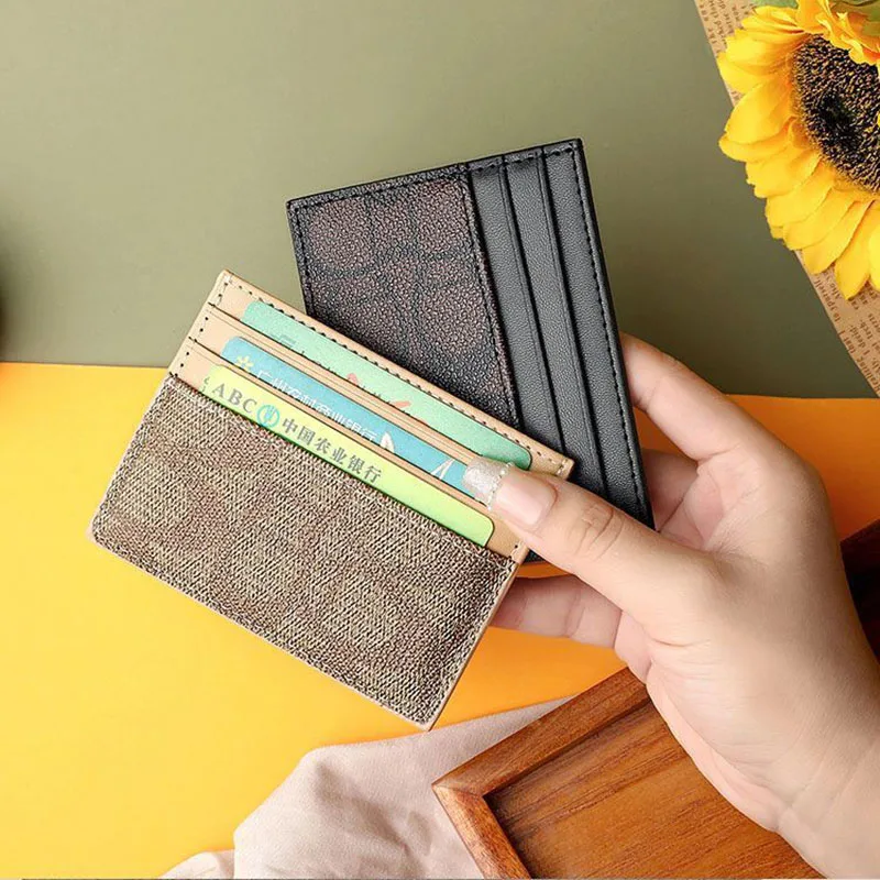 Luxury Design Wallets for Women Multi-Function Card Holder PU Leather Female Small Card Bag Short Women's Purse