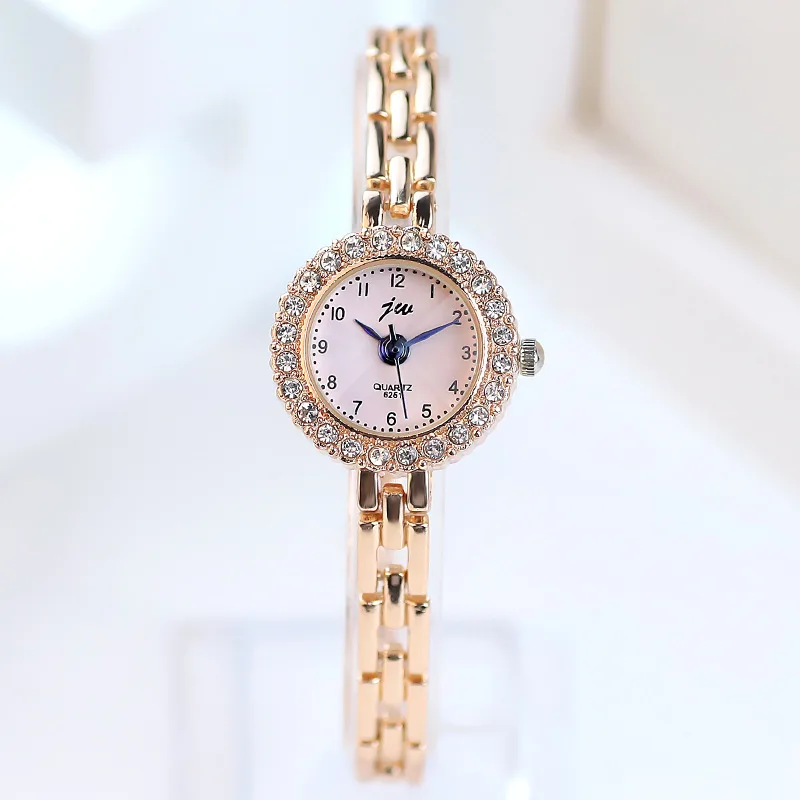 

Часы-браслет Часы-браслет из алмазного сплава Студенческие кварцевые часы премиум-класса Женские