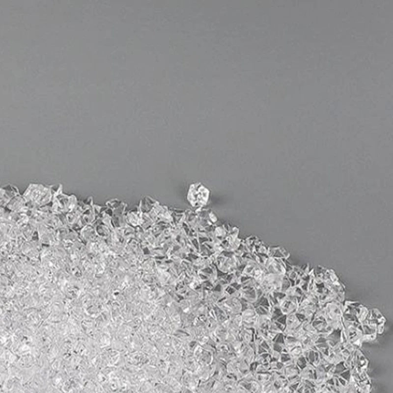 1 Set Mini Transparent Ice Crystals - Simulated Broken Ice Stones for Dollhouse & Miniature Home Decor