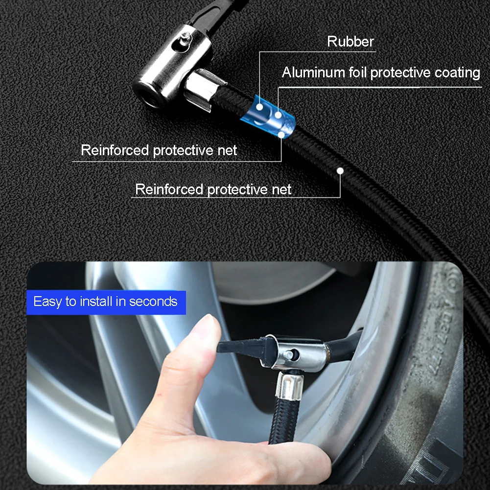 12 فولت 150PSI منفاخ إطارات كهربائي مع مقياس الضغط الرقمي سيارة مضخة هواء كهربائية الثقيلة ديلوكس ضاغط هواء محمول