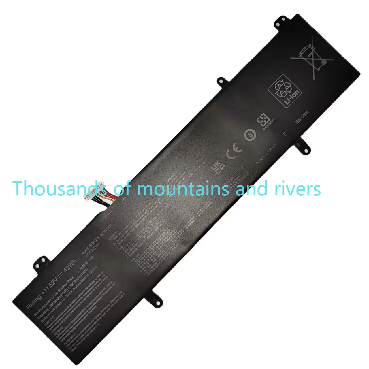 

a B31N1707 Laptop Battery For ASUS VivoBook 14 S14 X411U X411UA X411UN X411UF X411UQ S410UN S410UQ S4100V S4100VN S4200U