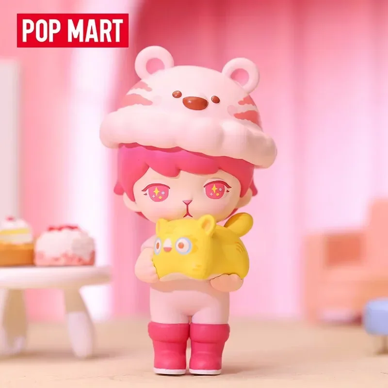 

POP MART Bunny, серия китайского зодиака, слепая коробка, сумка для догадок, оригинальные игрушки, кукла, милые аниме-фигурки, украшения, подарок