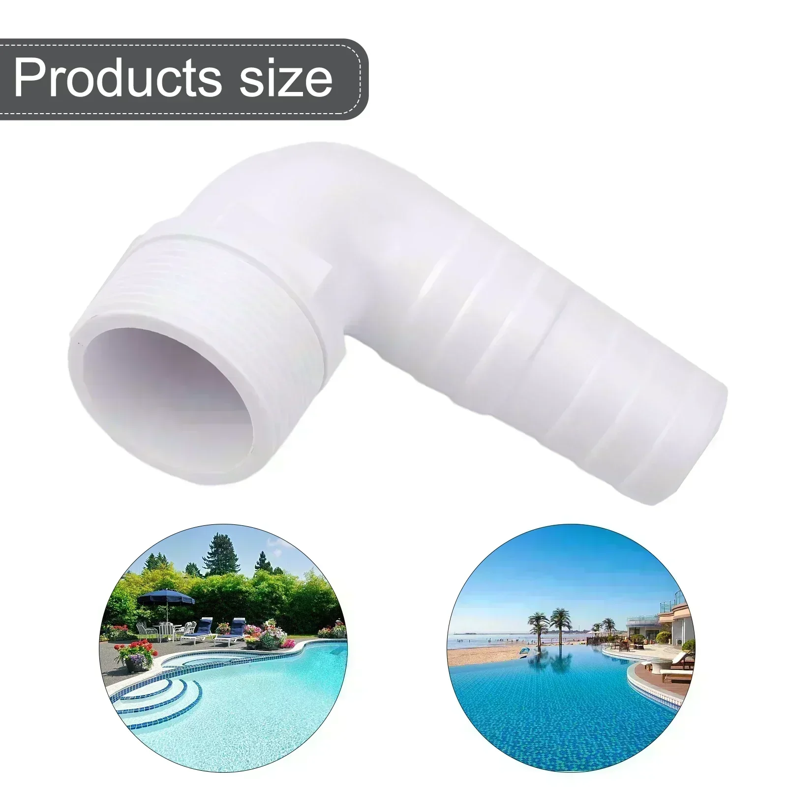 

Compatible with All Filters For Poolzilla 1 5 Swimming Pool Elbow Adapter Connector, Safe for All Pool Filters