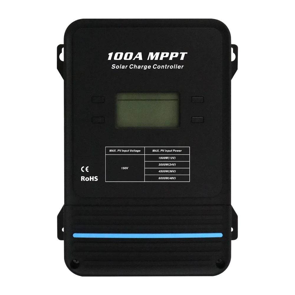 

MPPT SOLAR CHARGE CONTROLLER 99% MPPT EFFICIENCY SOLAR BATTERY CHARGE CONTROLLER NORMALLY M48100F 100A 150Voc