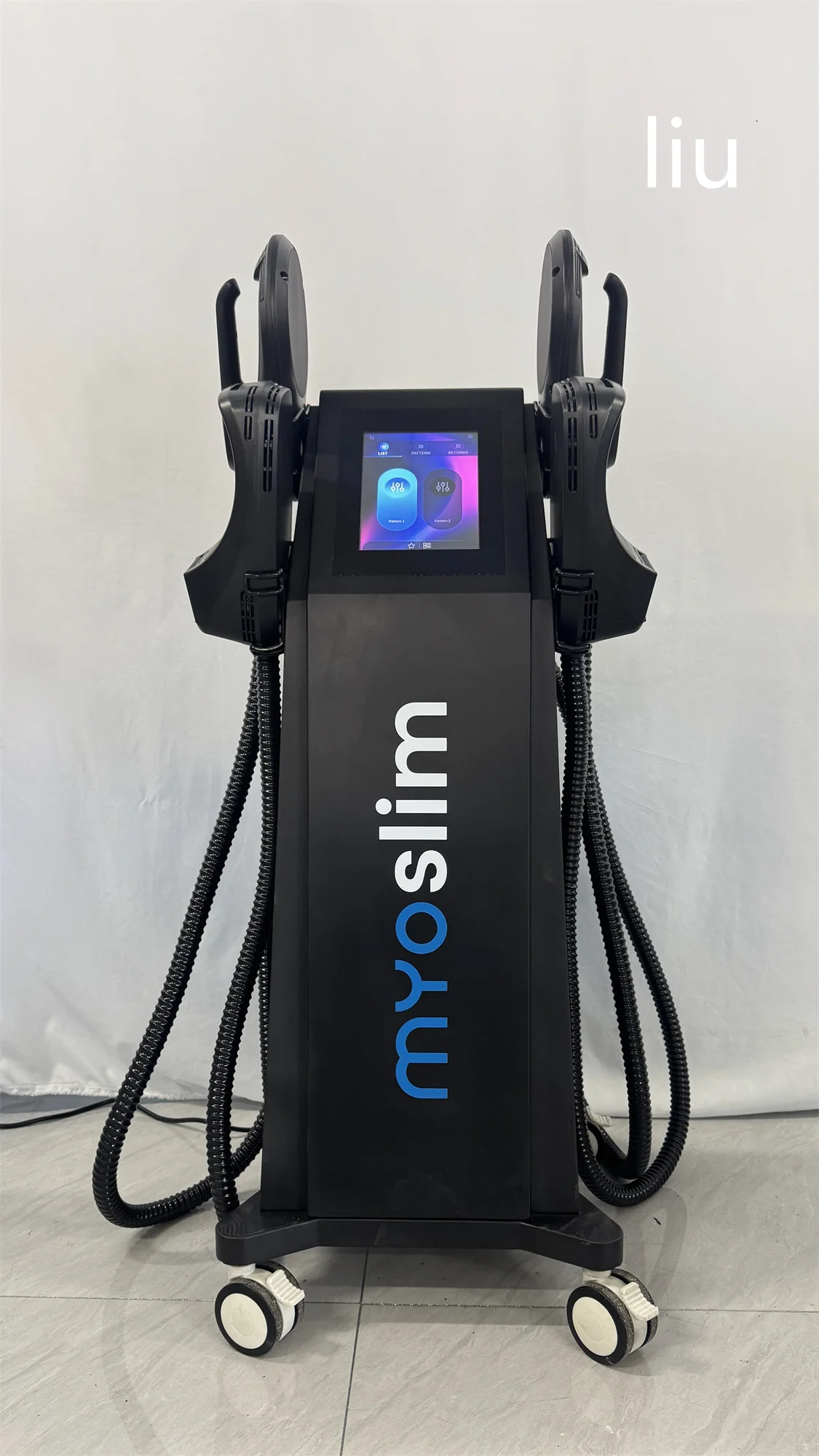 آلة نحت Myoslim 6500 واط RF نحت الجسم تكنولوجيا التخسيس الدهون تحفيز العضلات 15 فقدان الوزن الكهرومغناطيسي