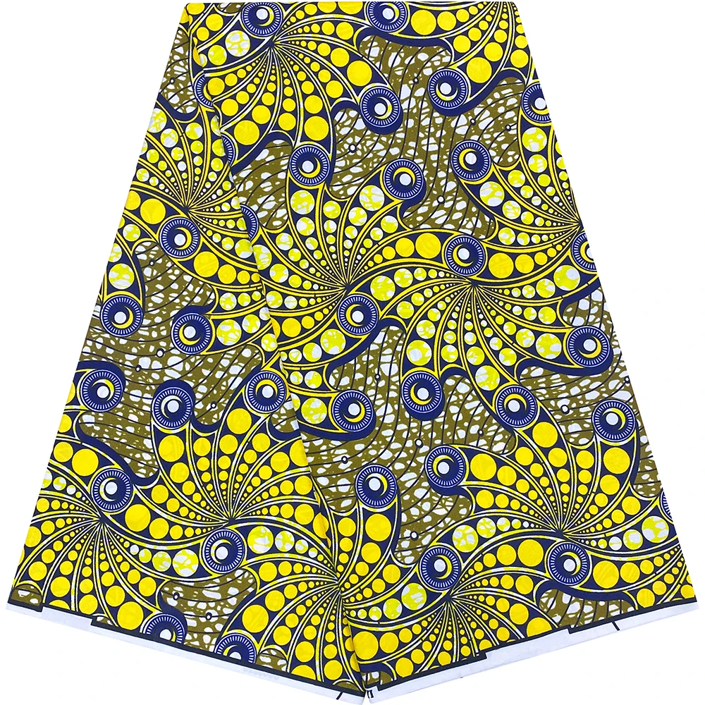 

African Wax Fabric High Quality Ankara Wax Fabric For Women DIY Cloth Dresses Sewing Materials