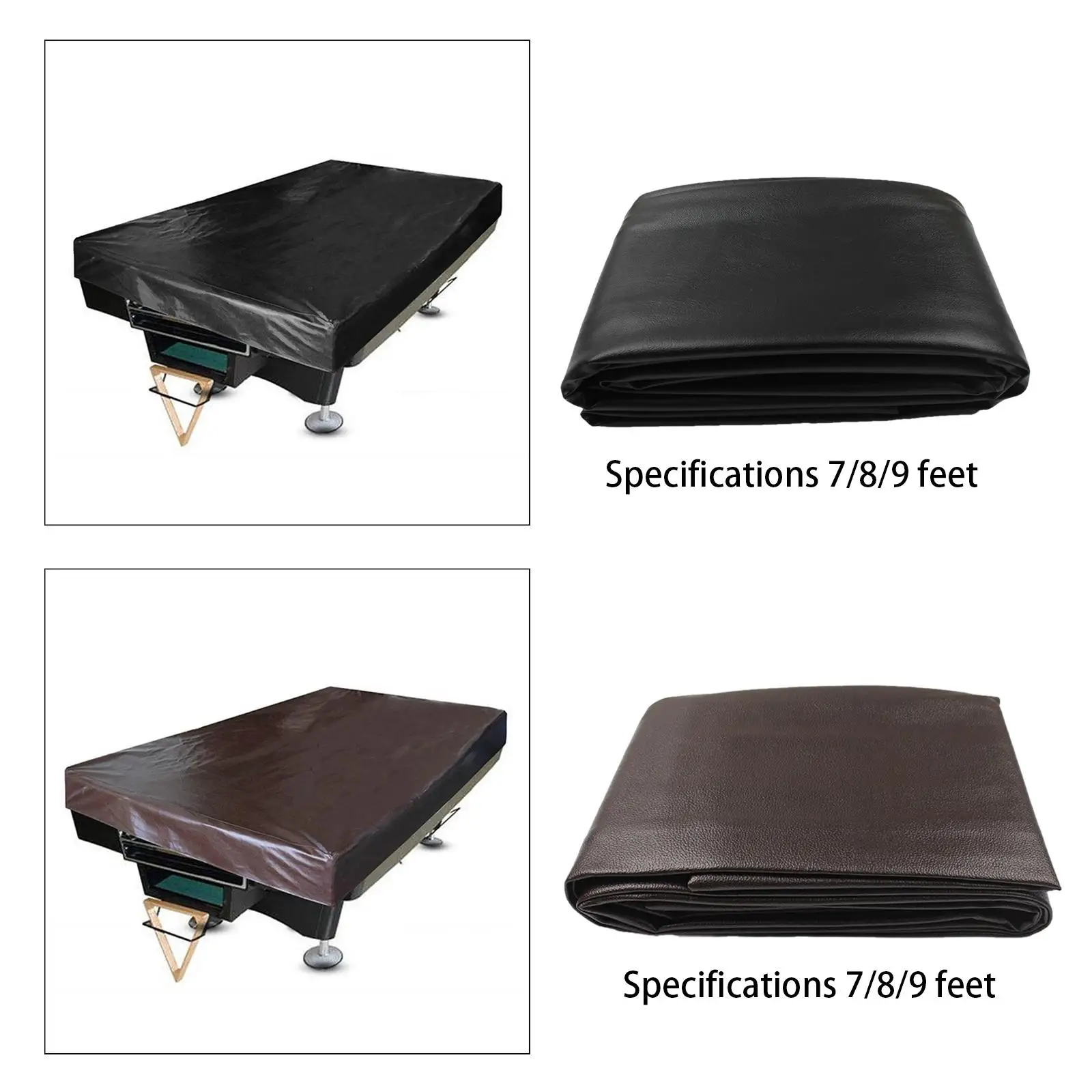 Cubierta para mesa de billar para interiores y exteriores, resistente al sol, a prueba de polvo, multiusos, fácil de limpiar, cubierta para mesa de billar